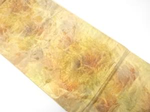 アンティーク　花鳥模様織り出し袋帯（材料）